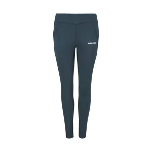 HEAD Womens Tech Badminton Tights - Navy Blue