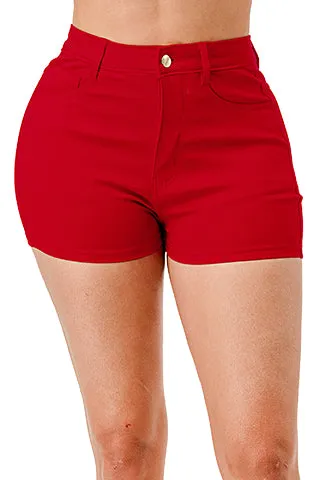HIGH RISE STRETCH COLOR SHORTS(MMB4001P) <Bundle>