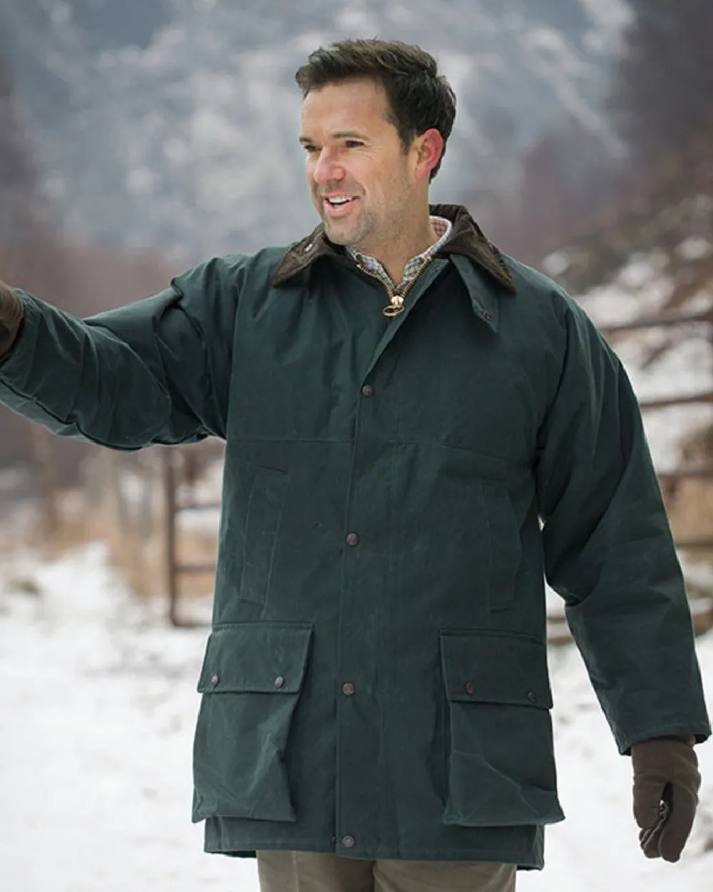 Hoggs of Fife Padded Waxed Jacket