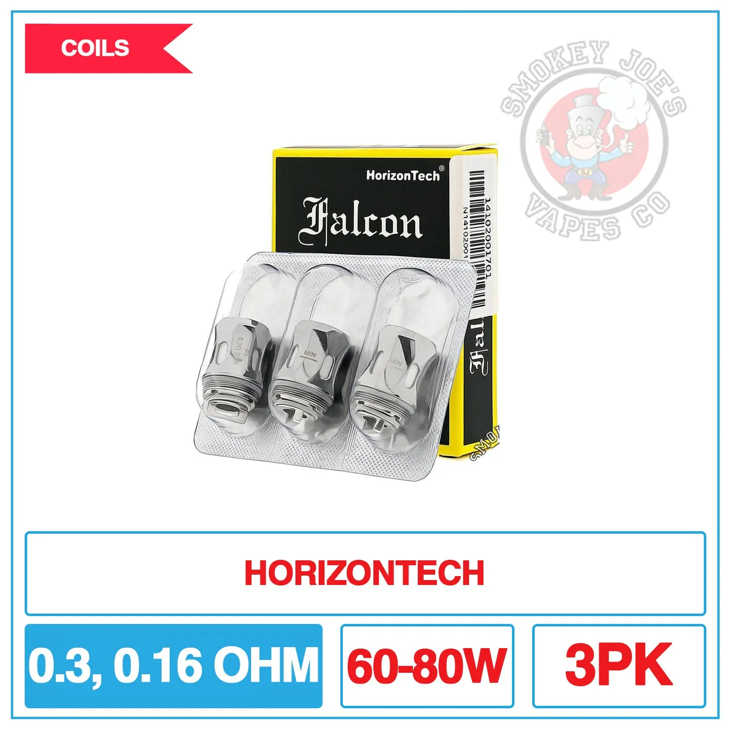 HorizonTech - Falcon / Falcon King / Falcon Legend - Replacement Coils - 3pk