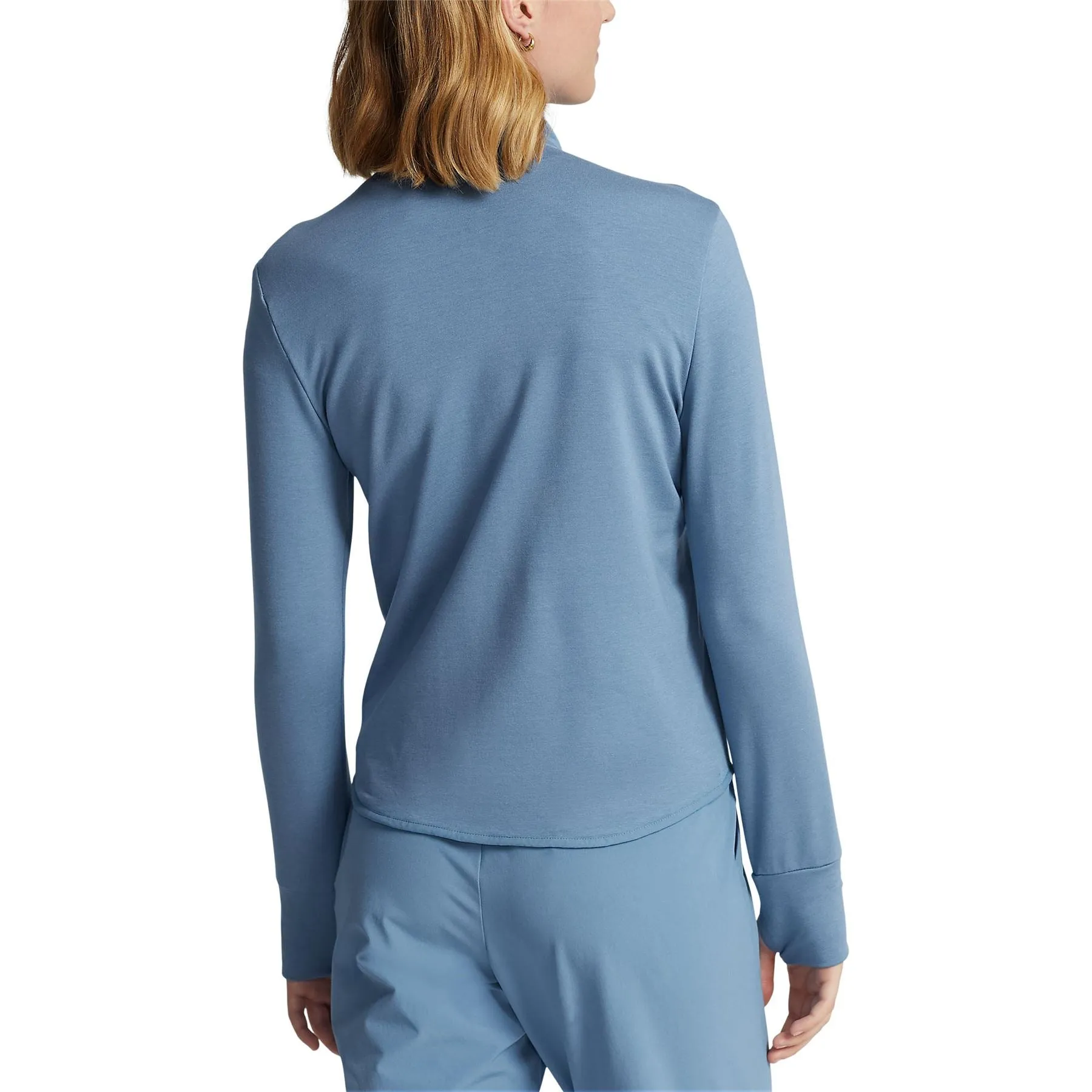 Hybrid Performance Full-Zip Jacket Hatteras Blue