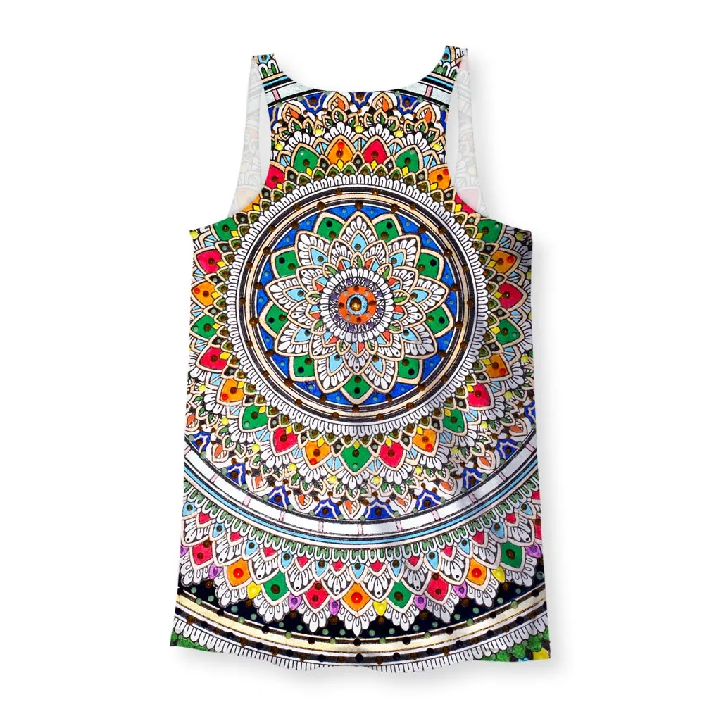 Infinite Mandala Racerback Tank Top