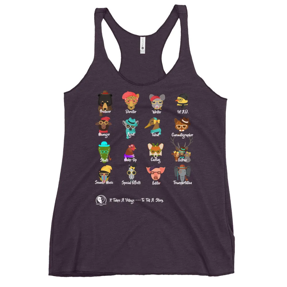 It Takes A Village - Women's Racerback Tank Top
