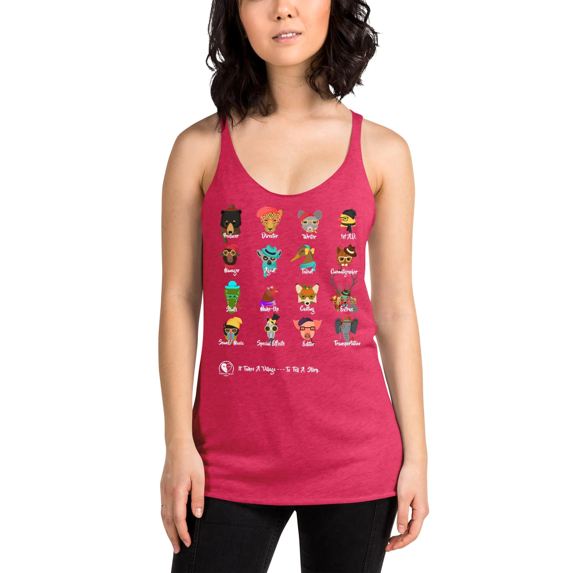 It Takes A Village - Women's Racerback Tank Top