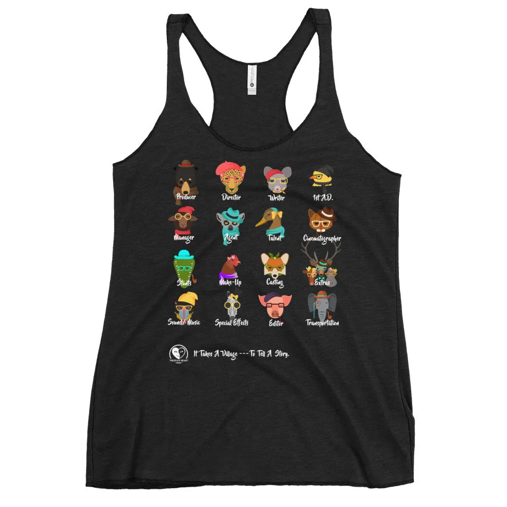 It Takes A Village - Women's Racerback Tank Top