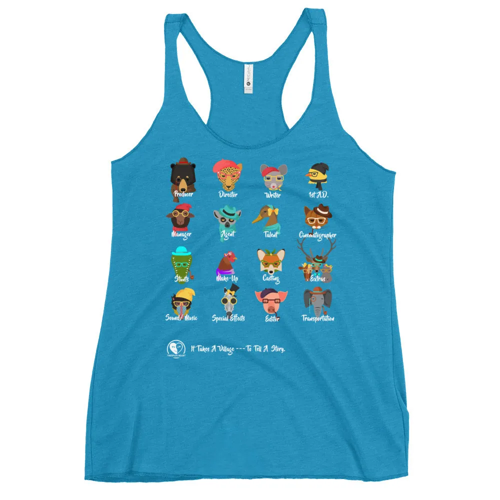 It Takes A Village - Women's Racerback Tank Top