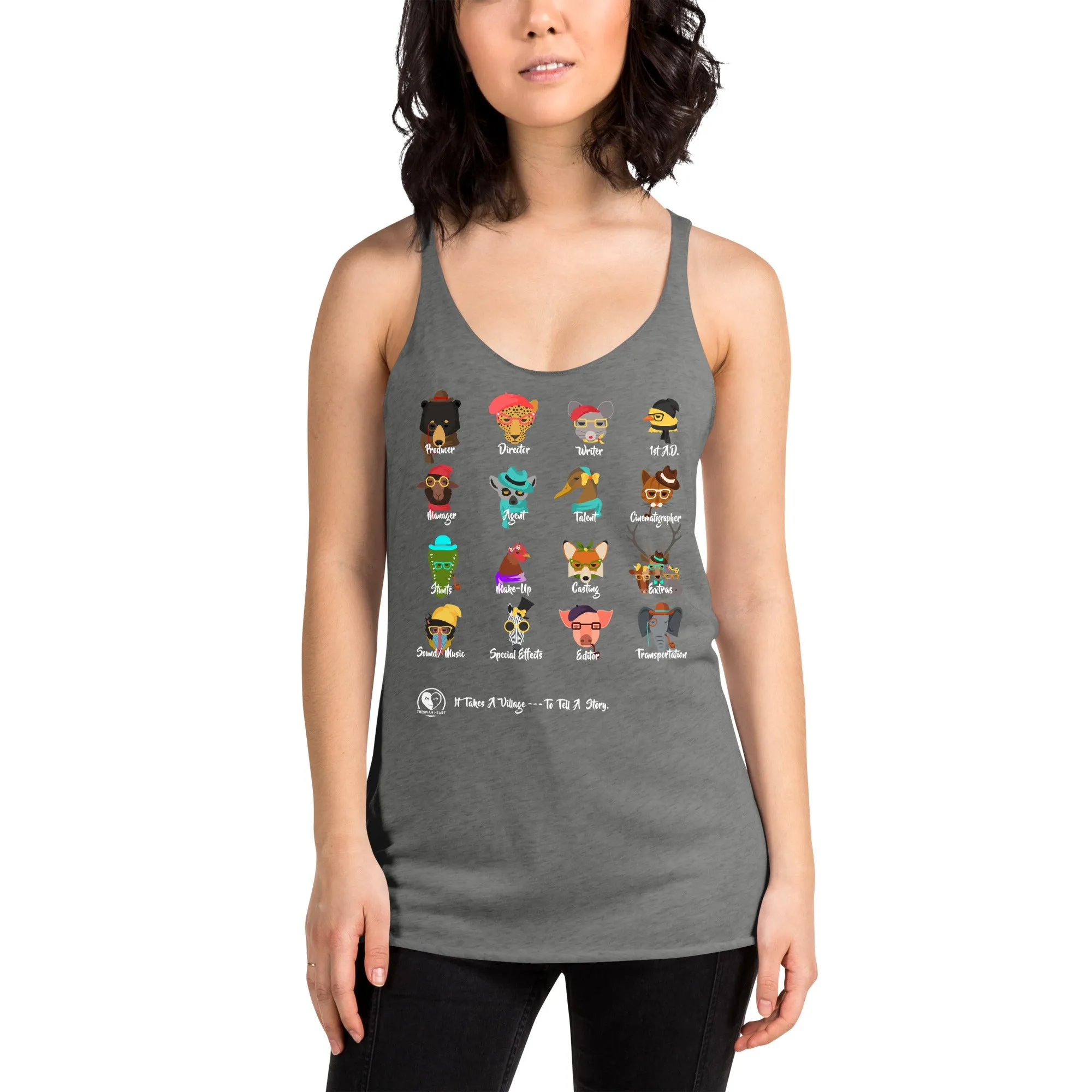 It Takes A Village - Women's Racerback Tank Top