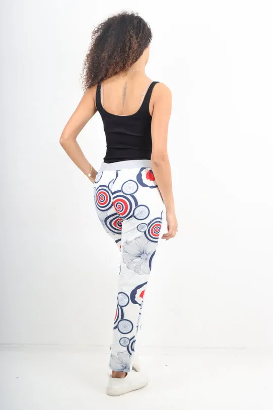 Italian Stretch Cotton Trousers ~ Targets ~ ONE SIZE
