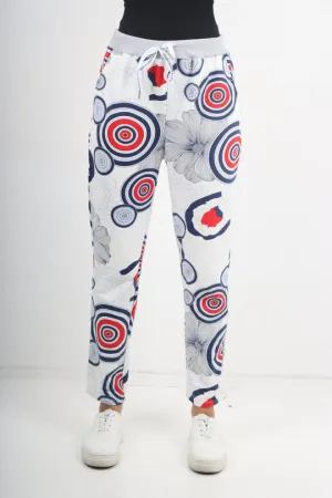 Italian Stretch Cotton Trousers ~ Targets ~ ONE SIZE