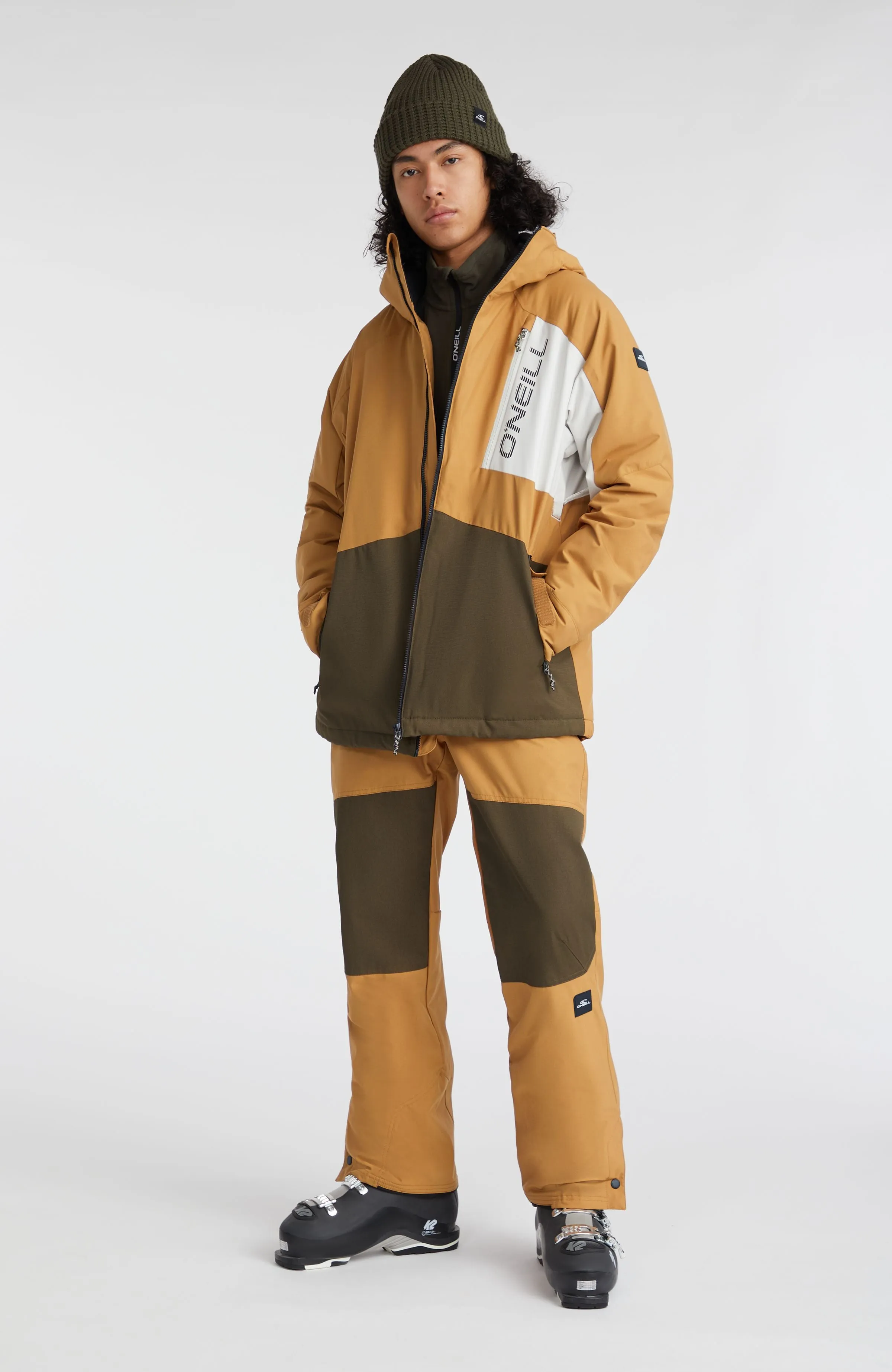 Jacksaw Skihose | Rich Caramel Colour block