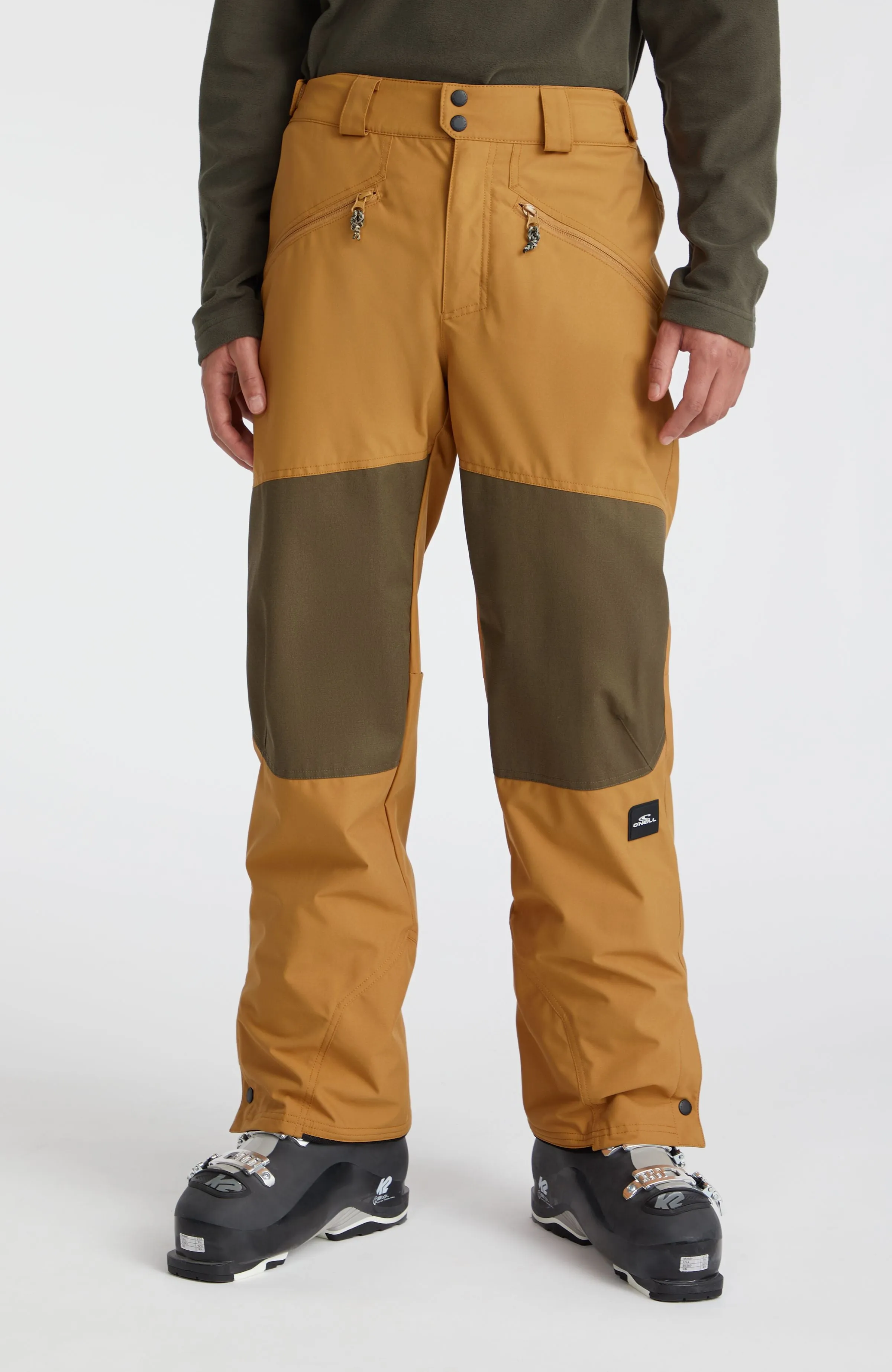 Jacksaw Skihose | Rich Caramel Colour block