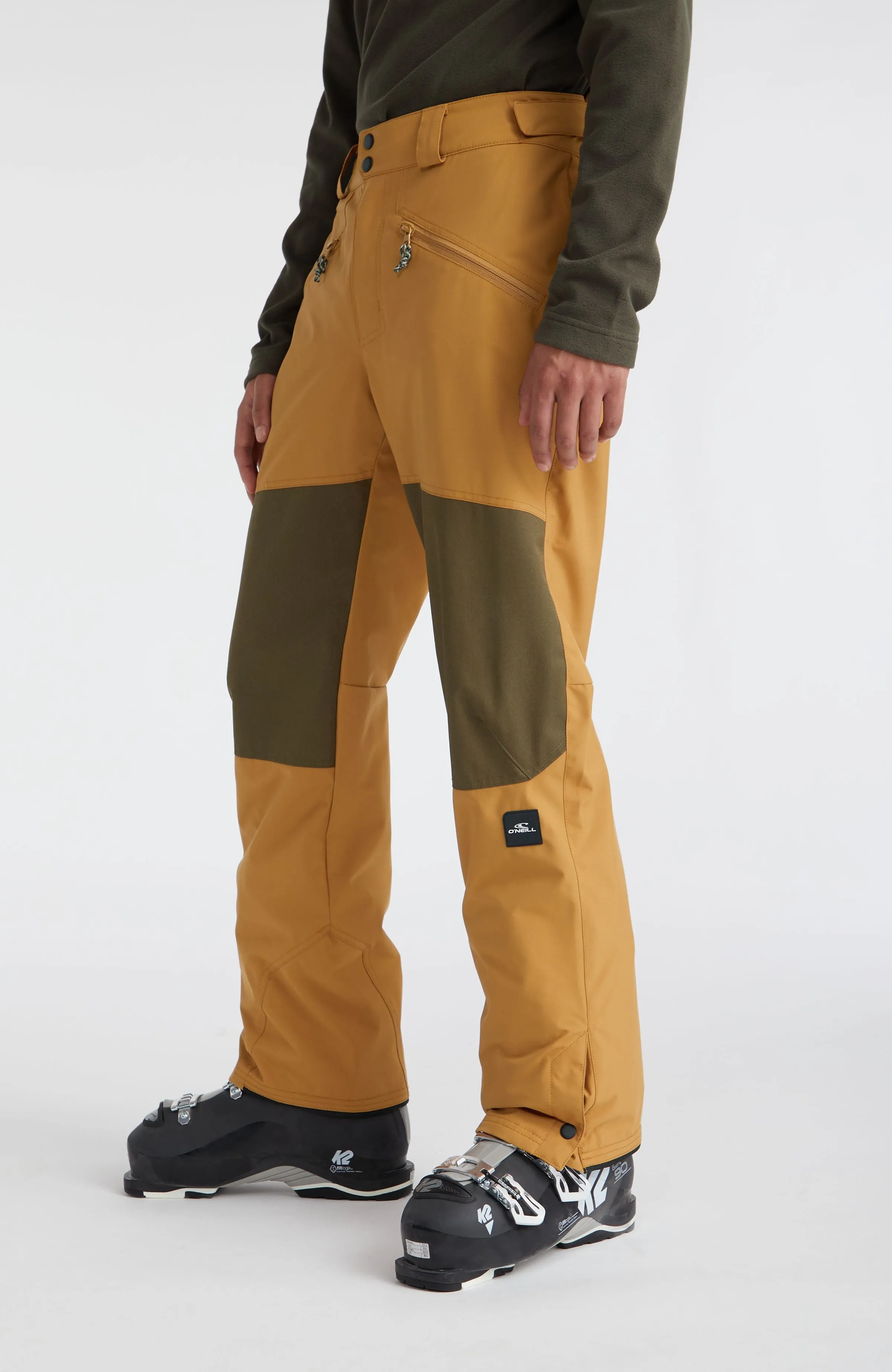 Jacksaw Skihose | Rich Caramel Colour block