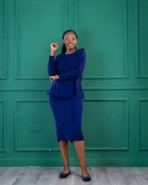 Jilore Dress - Navy Blue