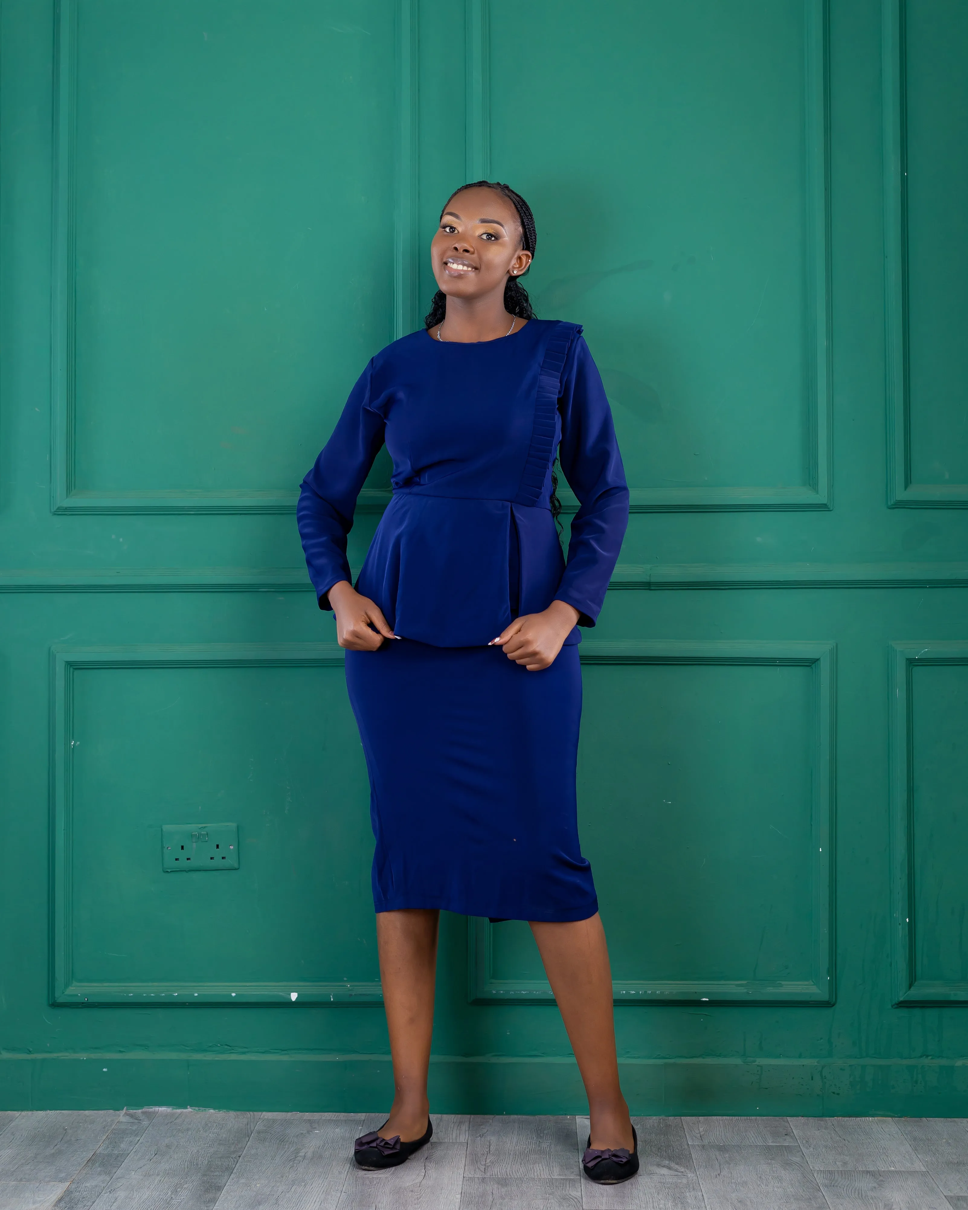 Jilore Dress - Navy Blue
