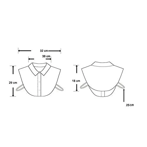 Joyci Diamond Pearl False Collar