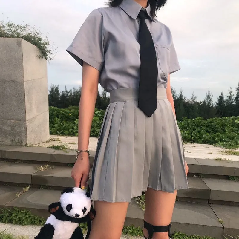 Kawaii Pleated Tennis Mini Skirt