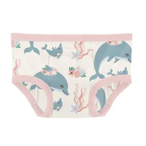 KicKee Pants Training Pants - Natural Dolphin