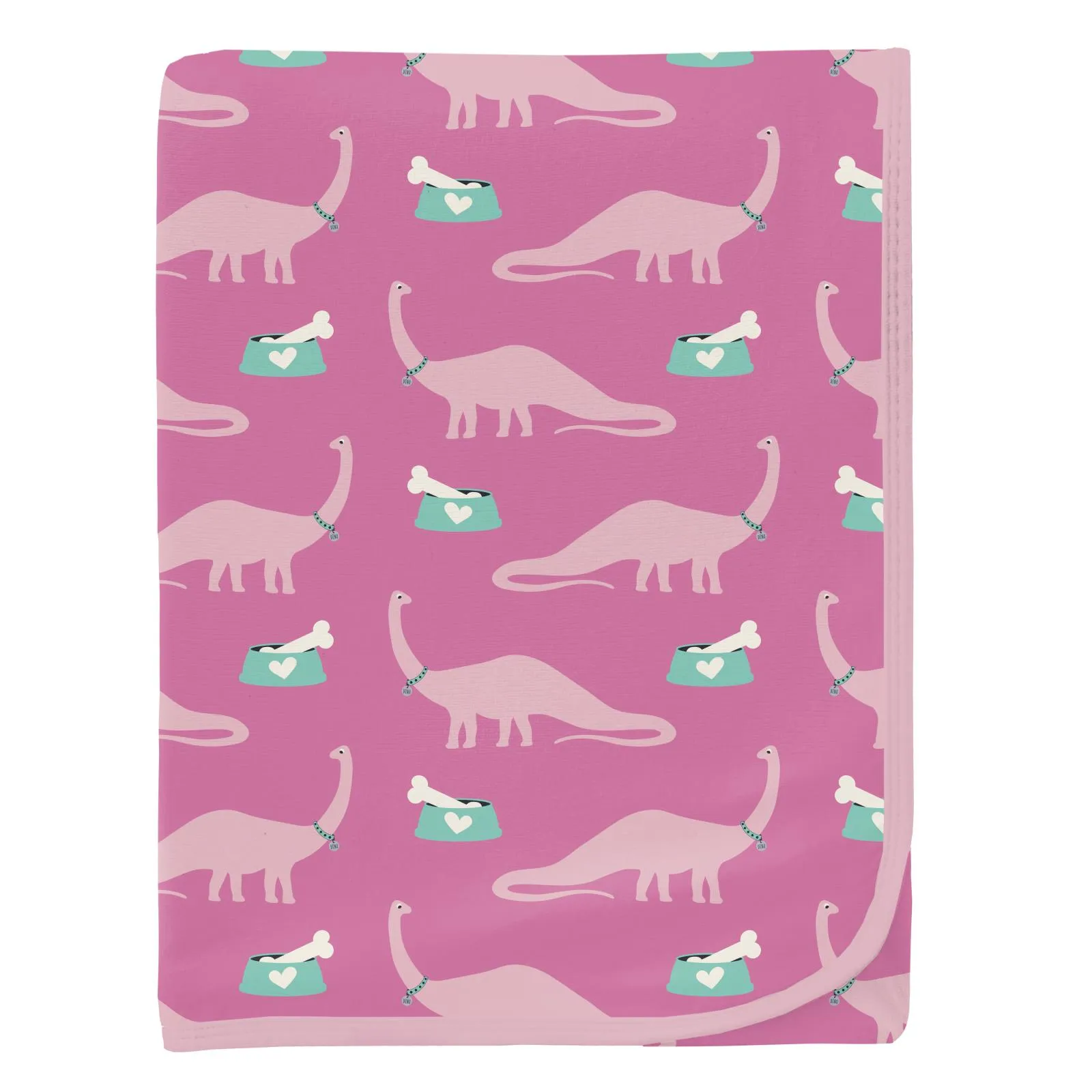 Kickee Pants Tulip Pet Dino Print Swaddling Blanket