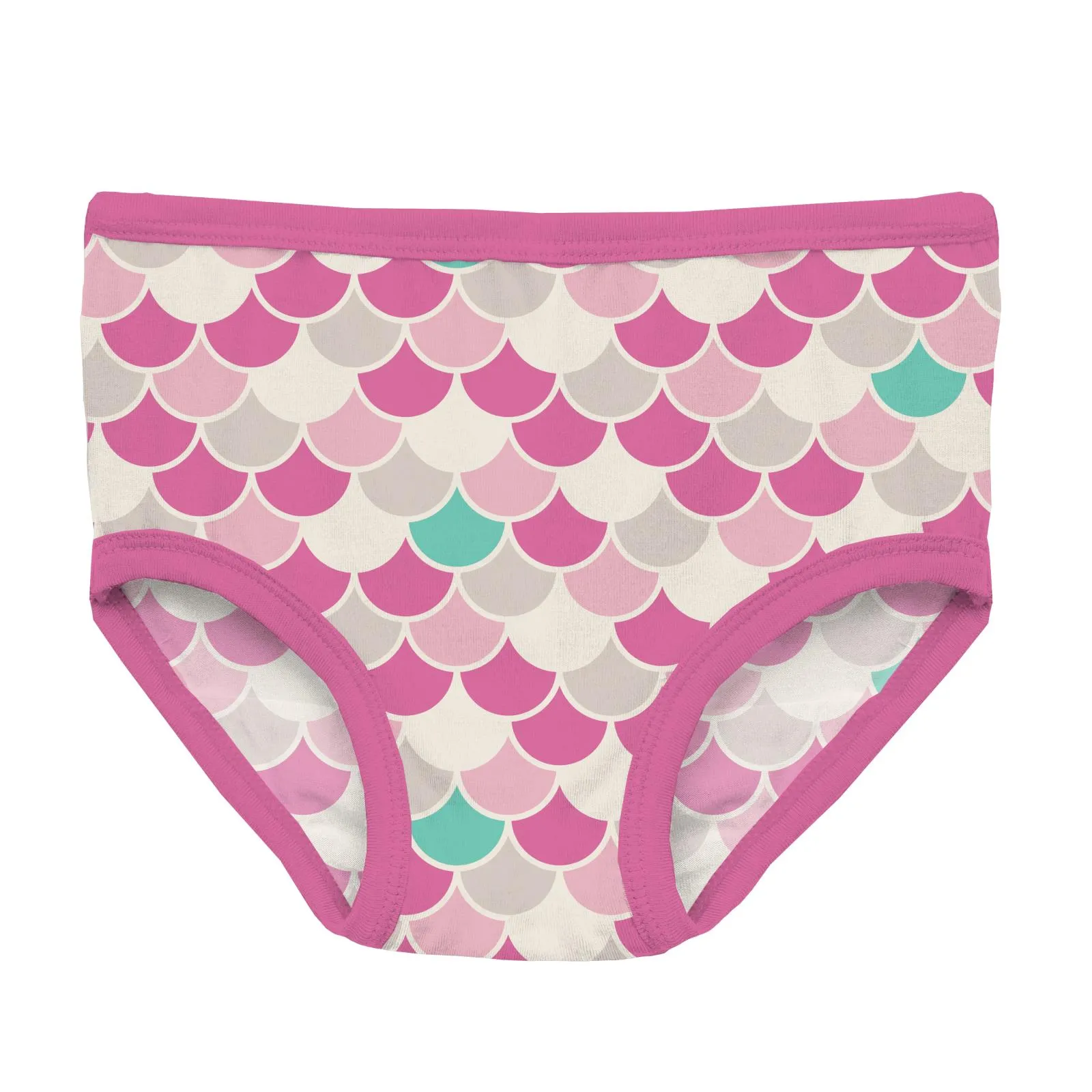 Kickee Pants Tulip Scales Print Girl's Underwear