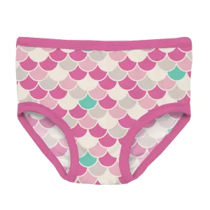 Kickee Pants Tulip Scales Print Girl's Underwear