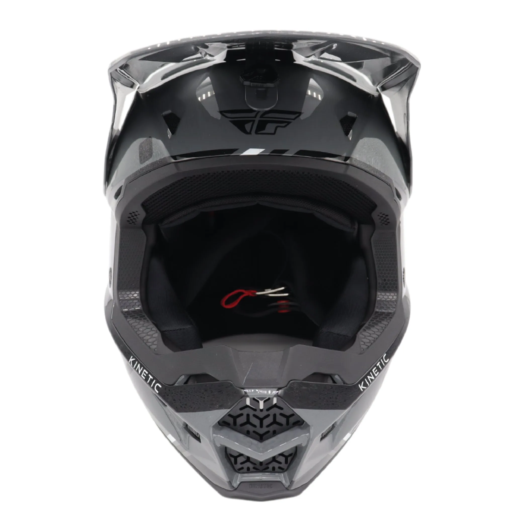 KINETIC VERDICT HELMET GREY/BLACK/WHITE LG