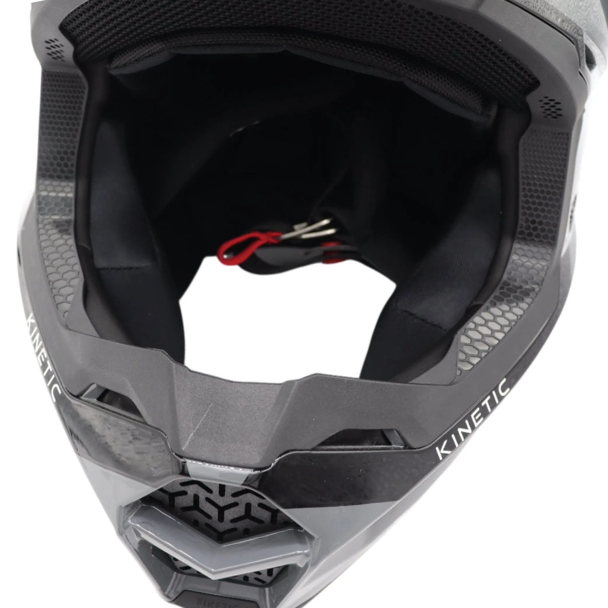 KINETIC VERDICT HELMET GREY/BLACK/WHITE LG