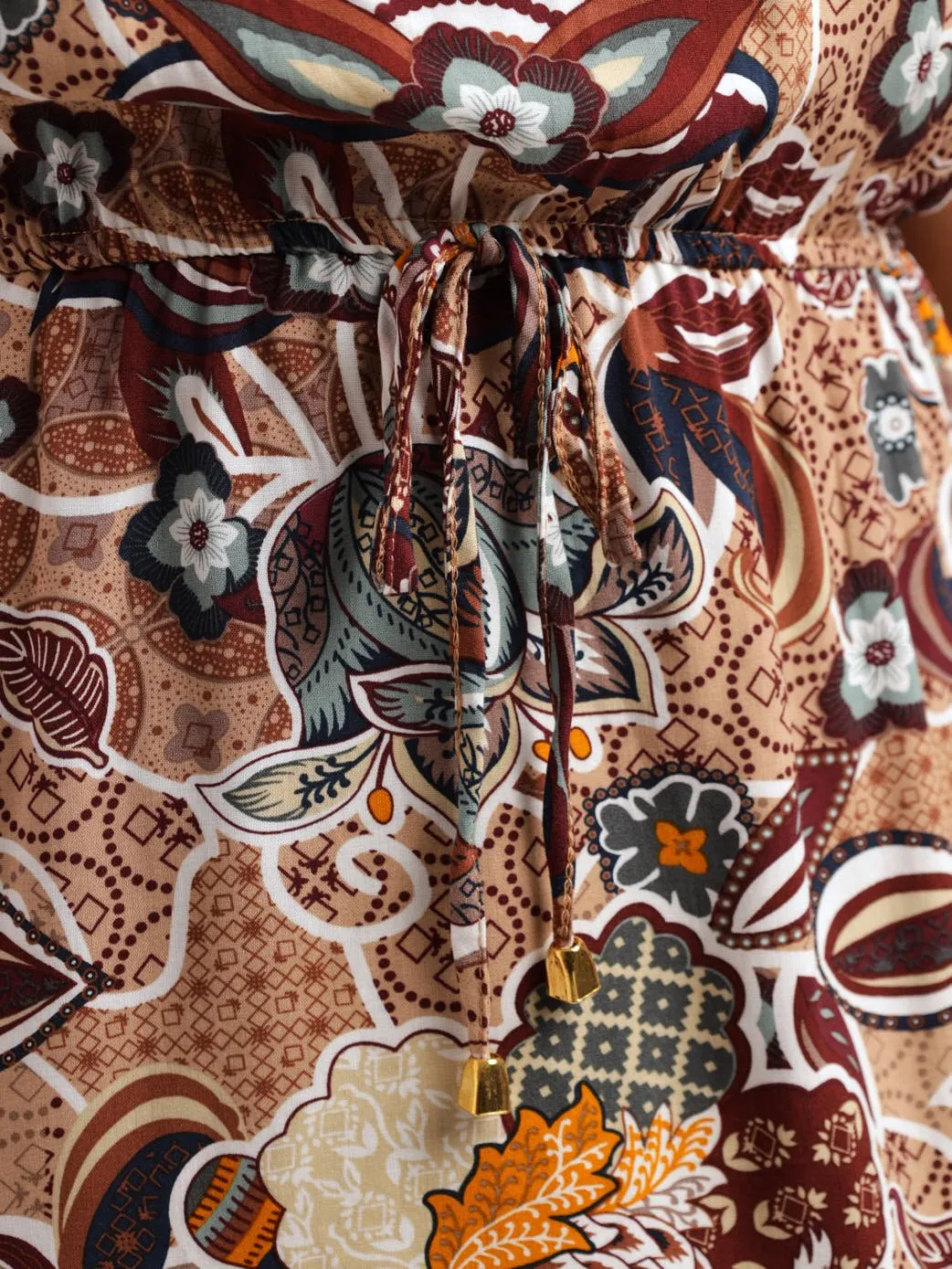 Ladies Multi Print Tennis Dress