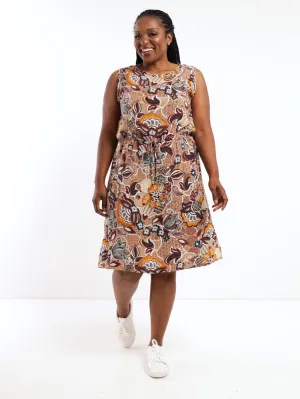 Ladies Multi Print Tennis Dress