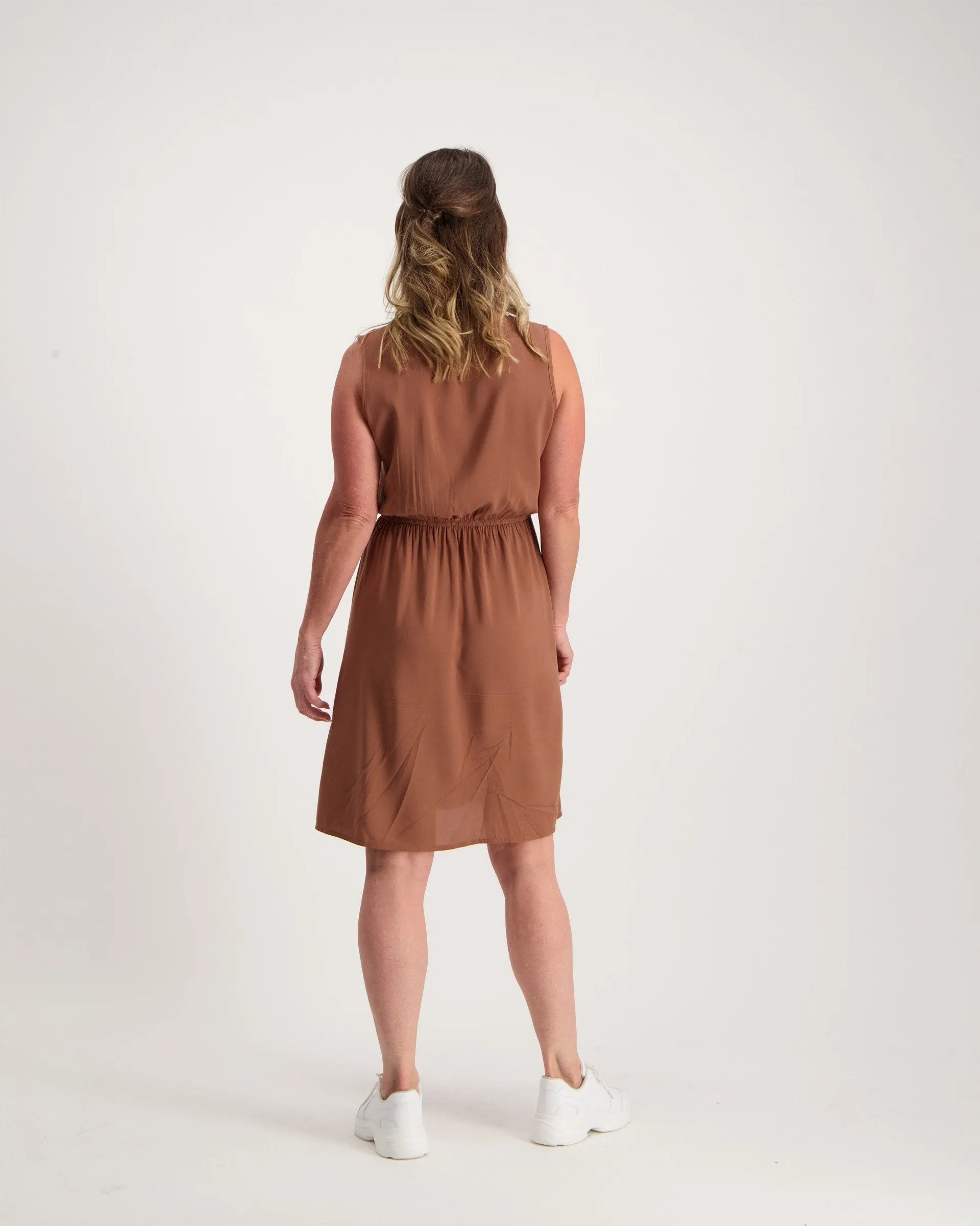 Ladies Tennis Dress - Mocha