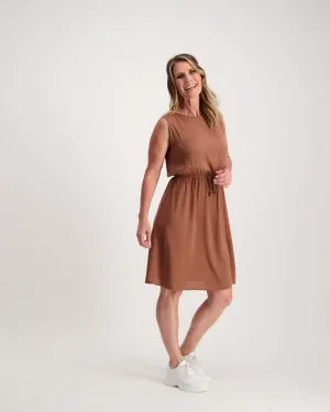 Ladies Tennis Dress - Mocha
