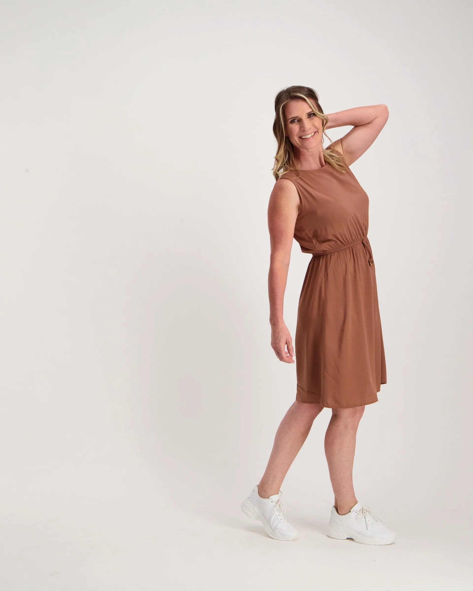 Ladies Tennis Dress - Mocha