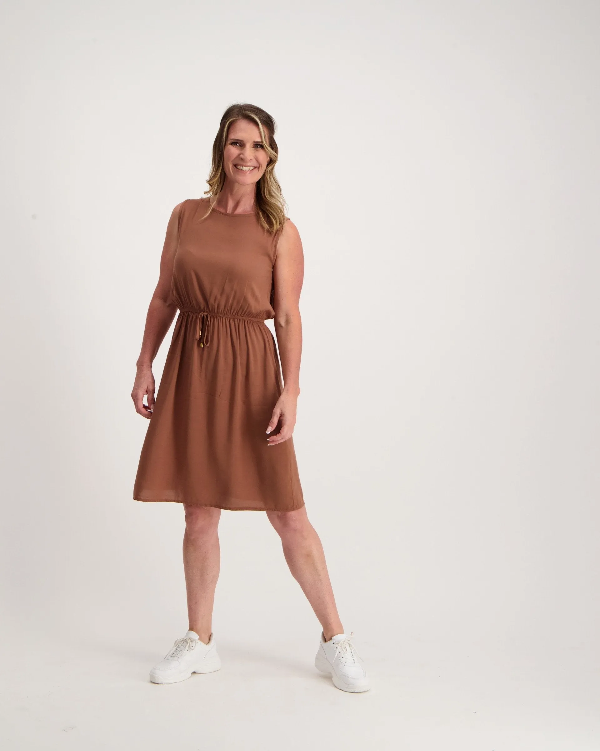 Ladies Tennis Dress - Mocha