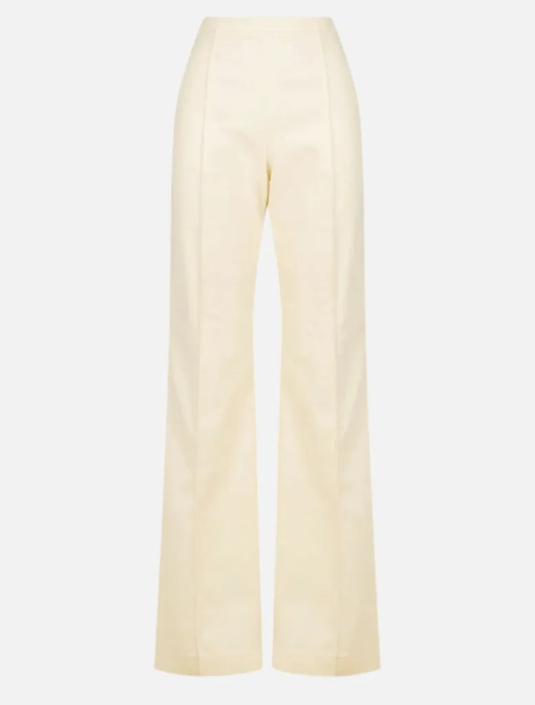Lani Boot Cut Flared Pant - Rice