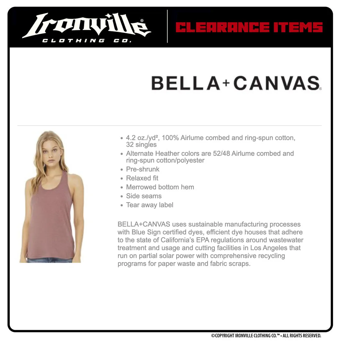 LEG DAY - RACERBACK TANK - Clearance