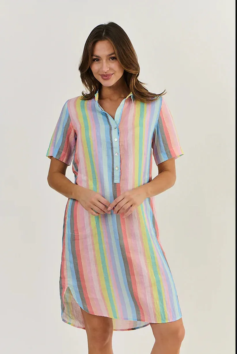 Linen Shirtdress - Paradis