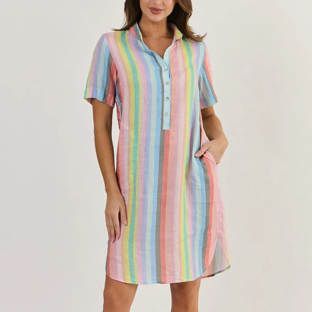 Linen Shirtdress - Paradis