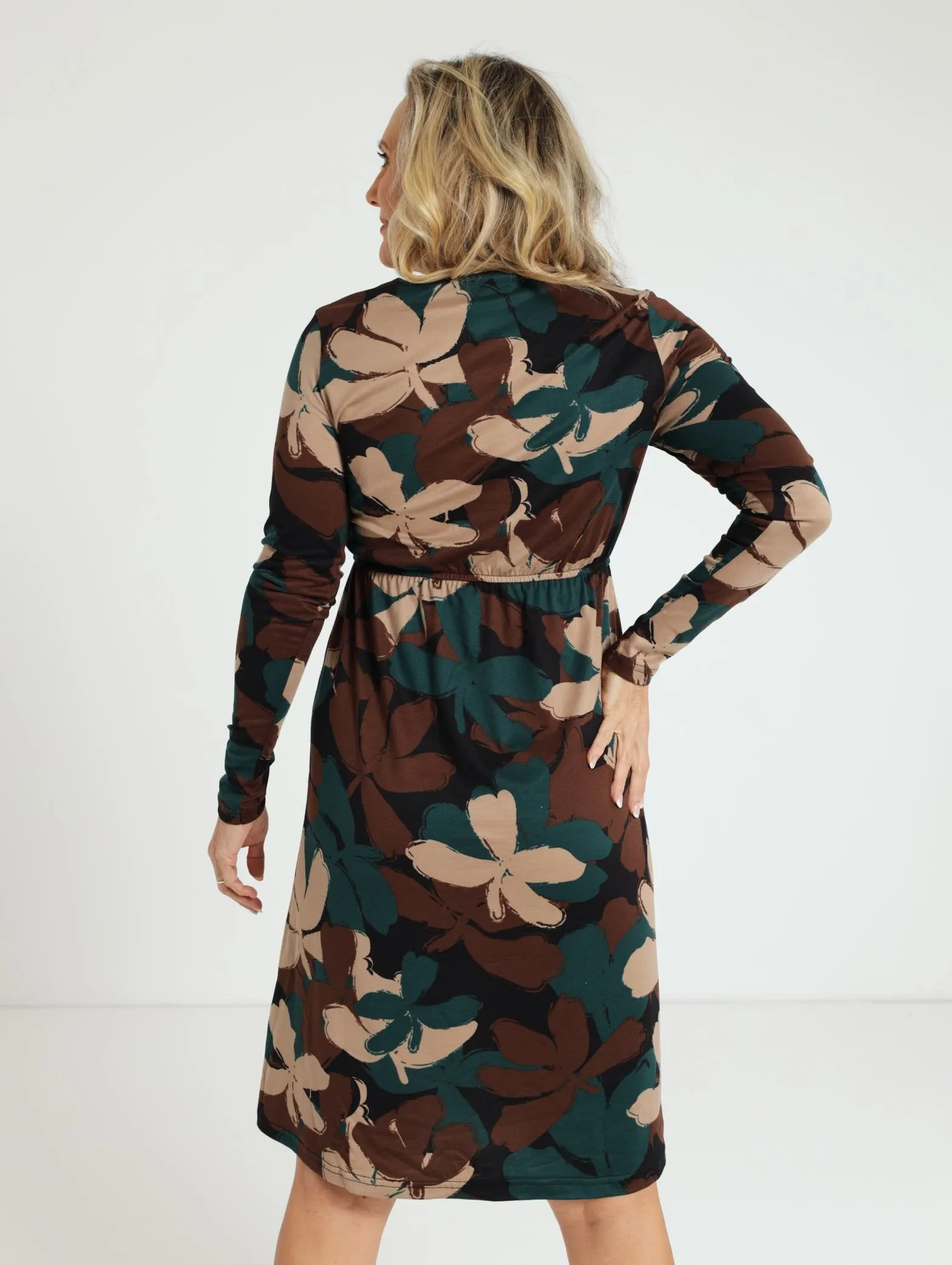 Long Sleeve Tennis Dress - Green