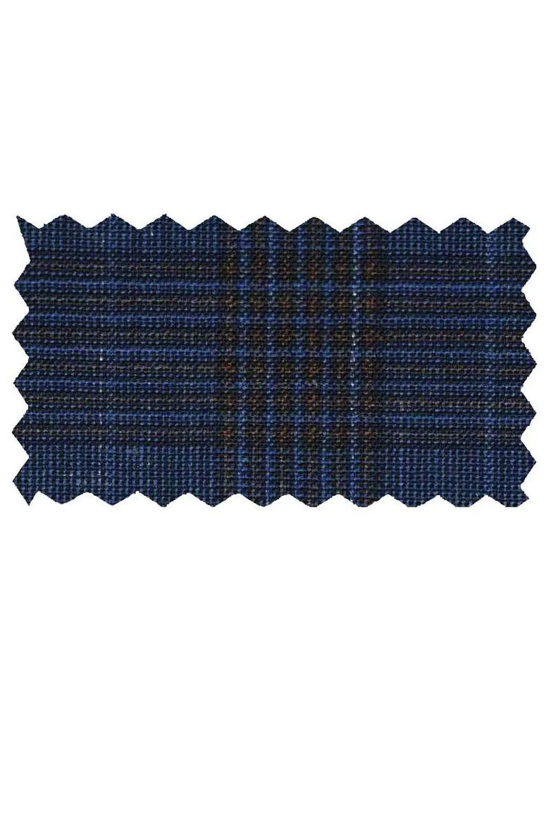Mantoni Blue Plaid Sports Jacket