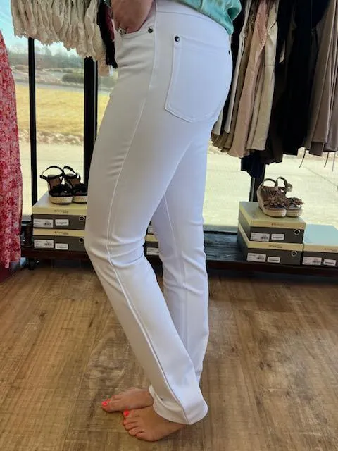 Marley Italian Pants in White