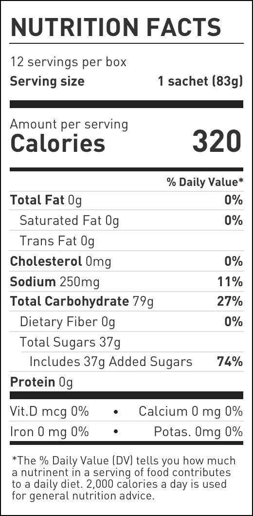 Maurten DRINK MIX 320 CAF 100 Caffeine Energy Drink - Box of 14 Servings