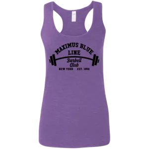 Maximus Blue Line Barbell Club Ladies' Softstyle Racerback Tank