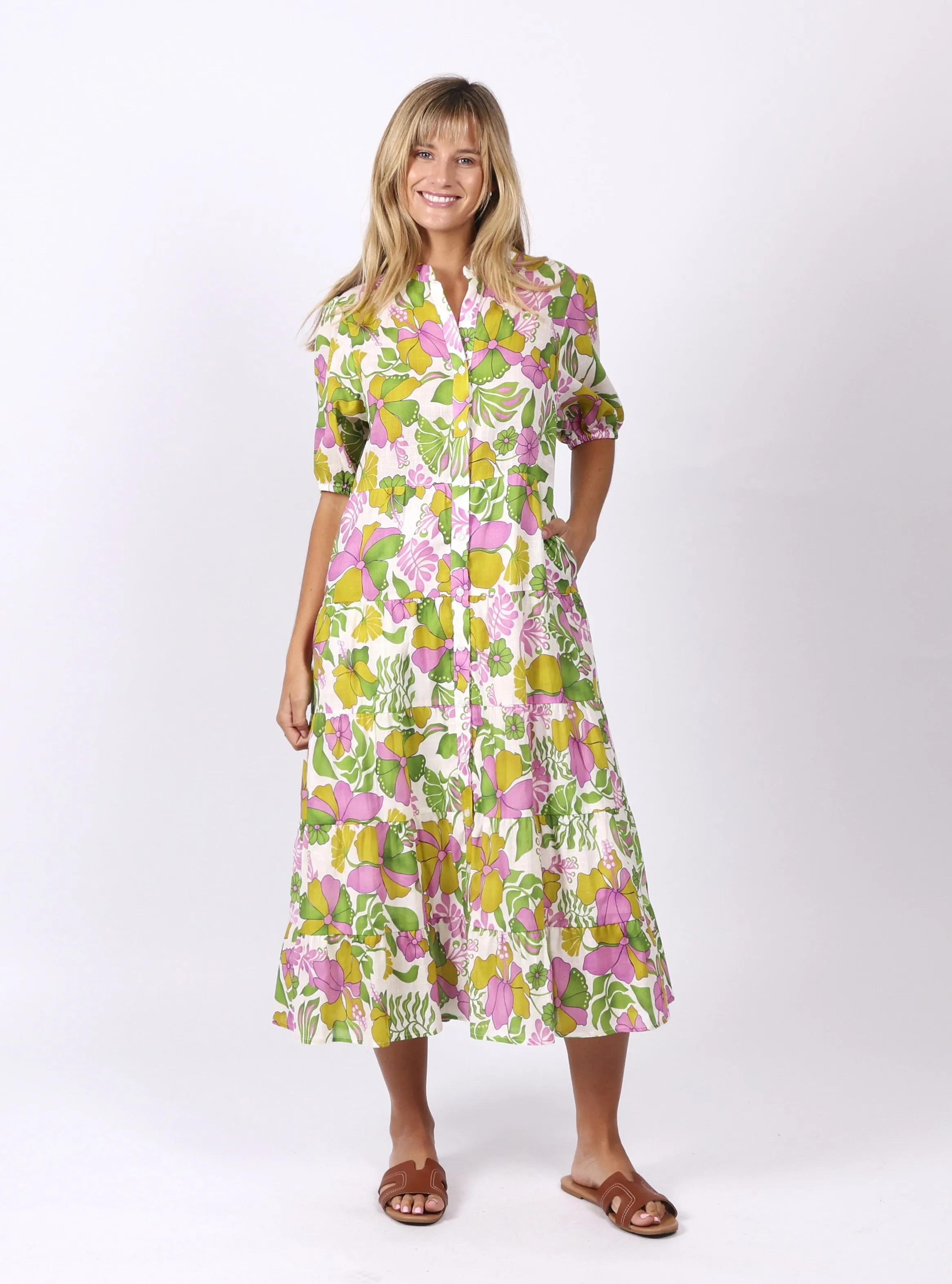 Melba Dress - Green