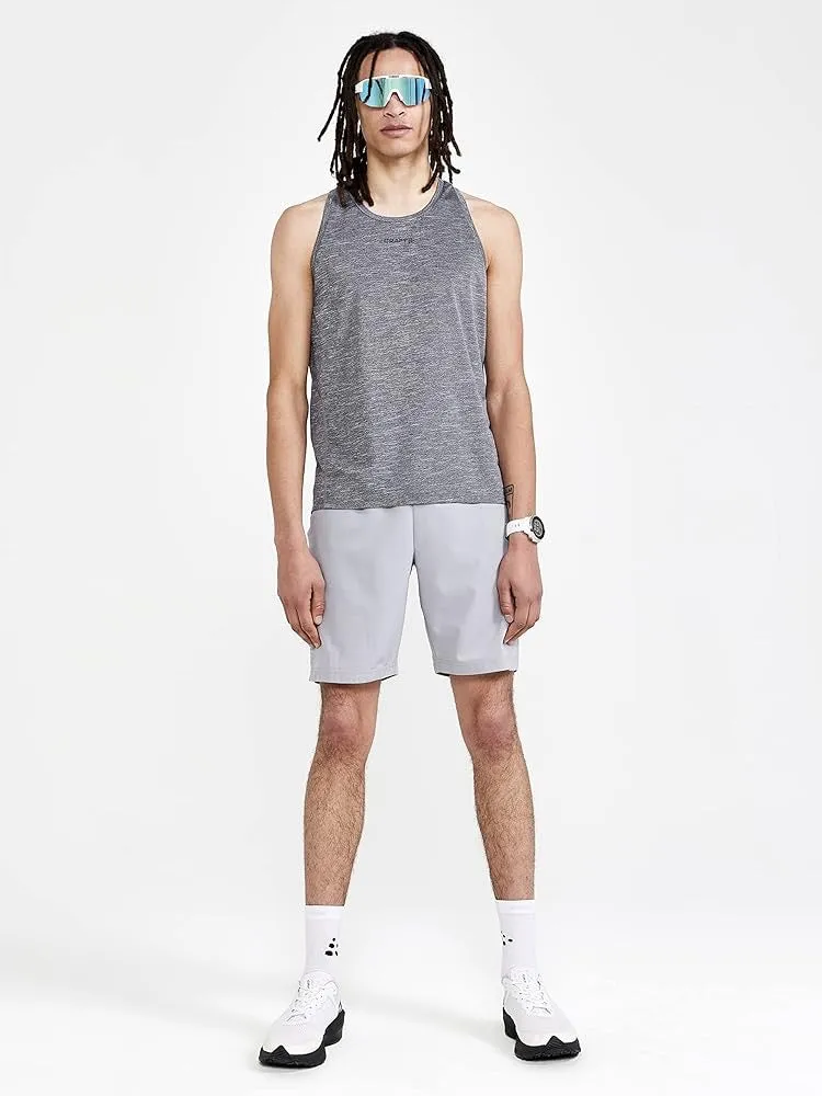 Men's ADV Charge Melange Singlet (Black Melange)