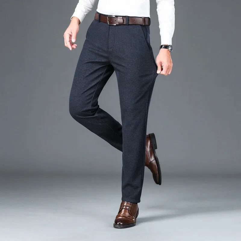 Men's Stretch Dress Pants | Professional Business Casual Suit Trousers
