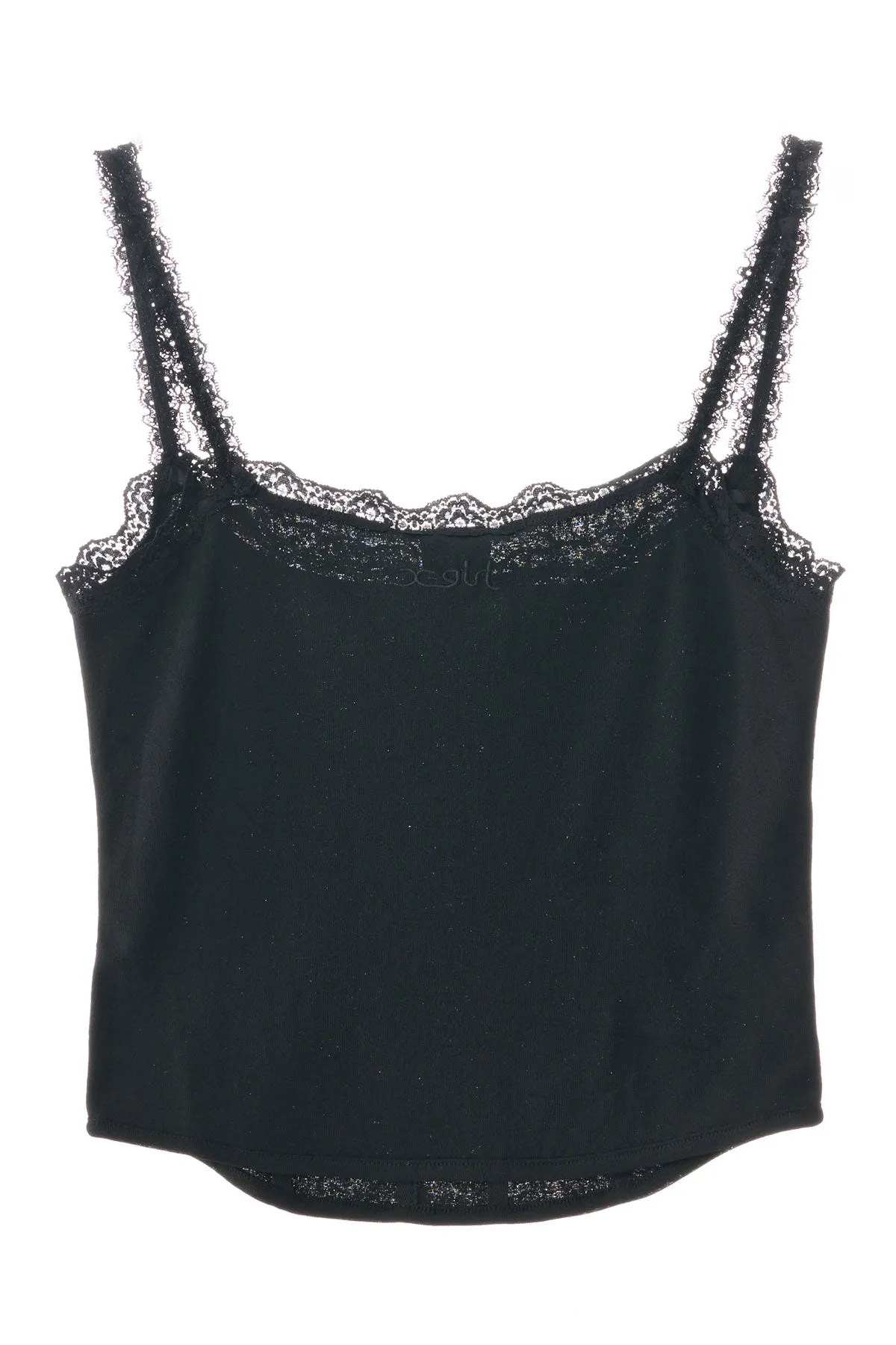 MESH CORSET TOP - Black