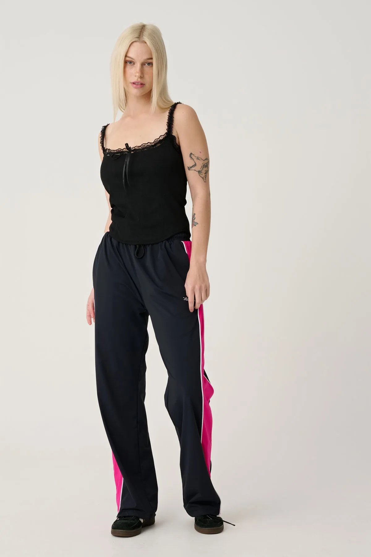 MESH CORSET TOP - Black
