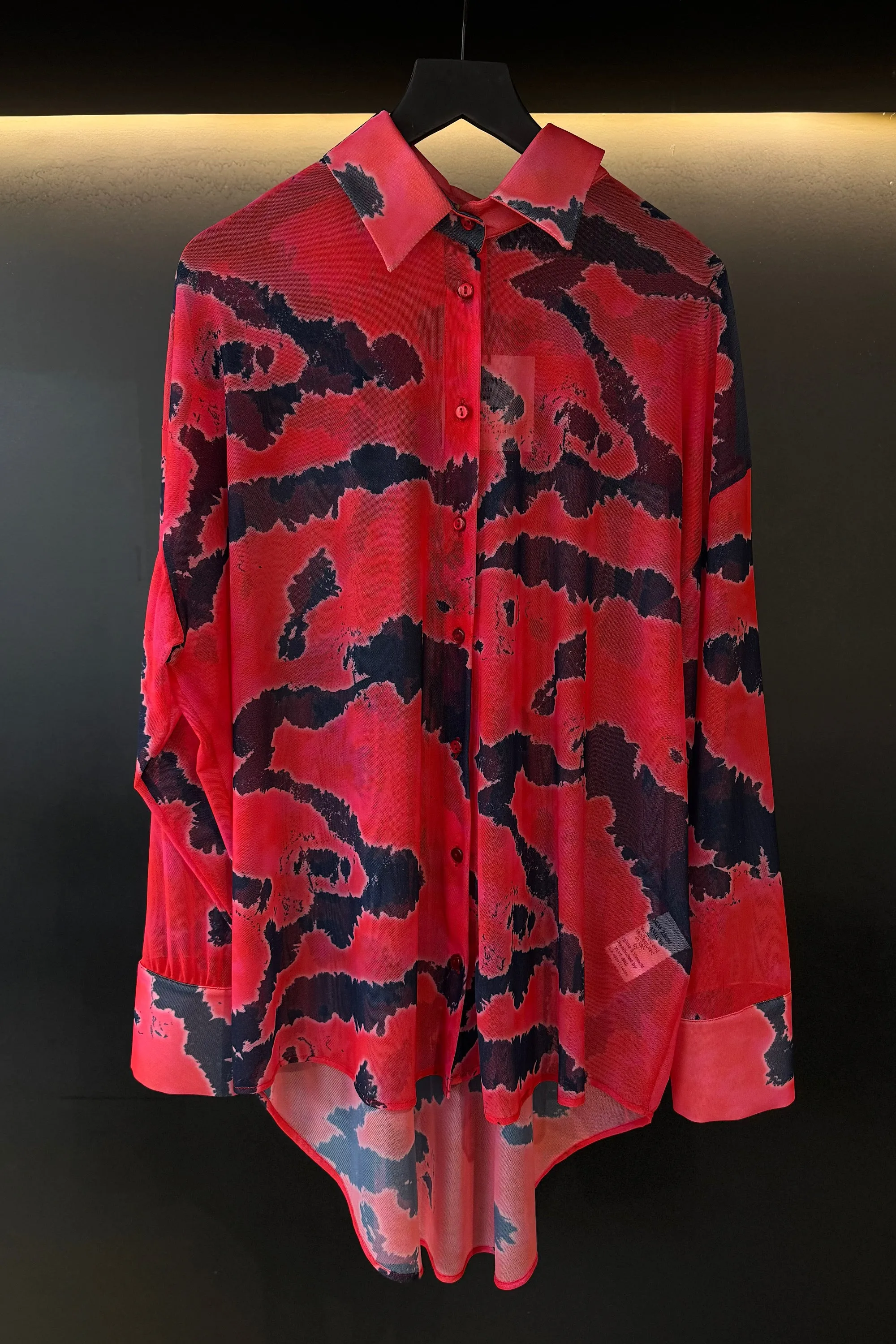 MESH PRINTED SHIRT JT