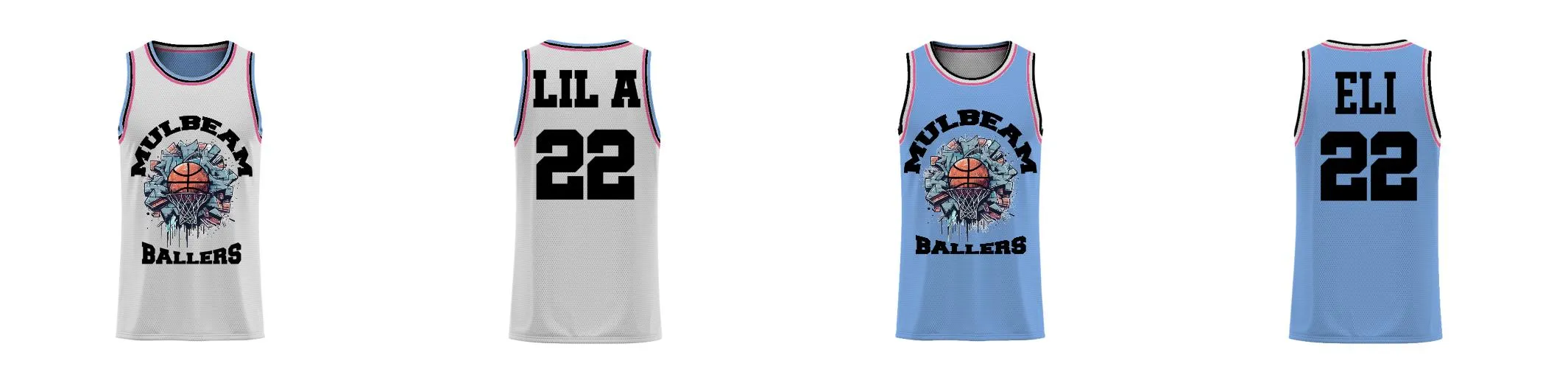Miami Core Reversible Basketball Singlet Design Your Own Custom