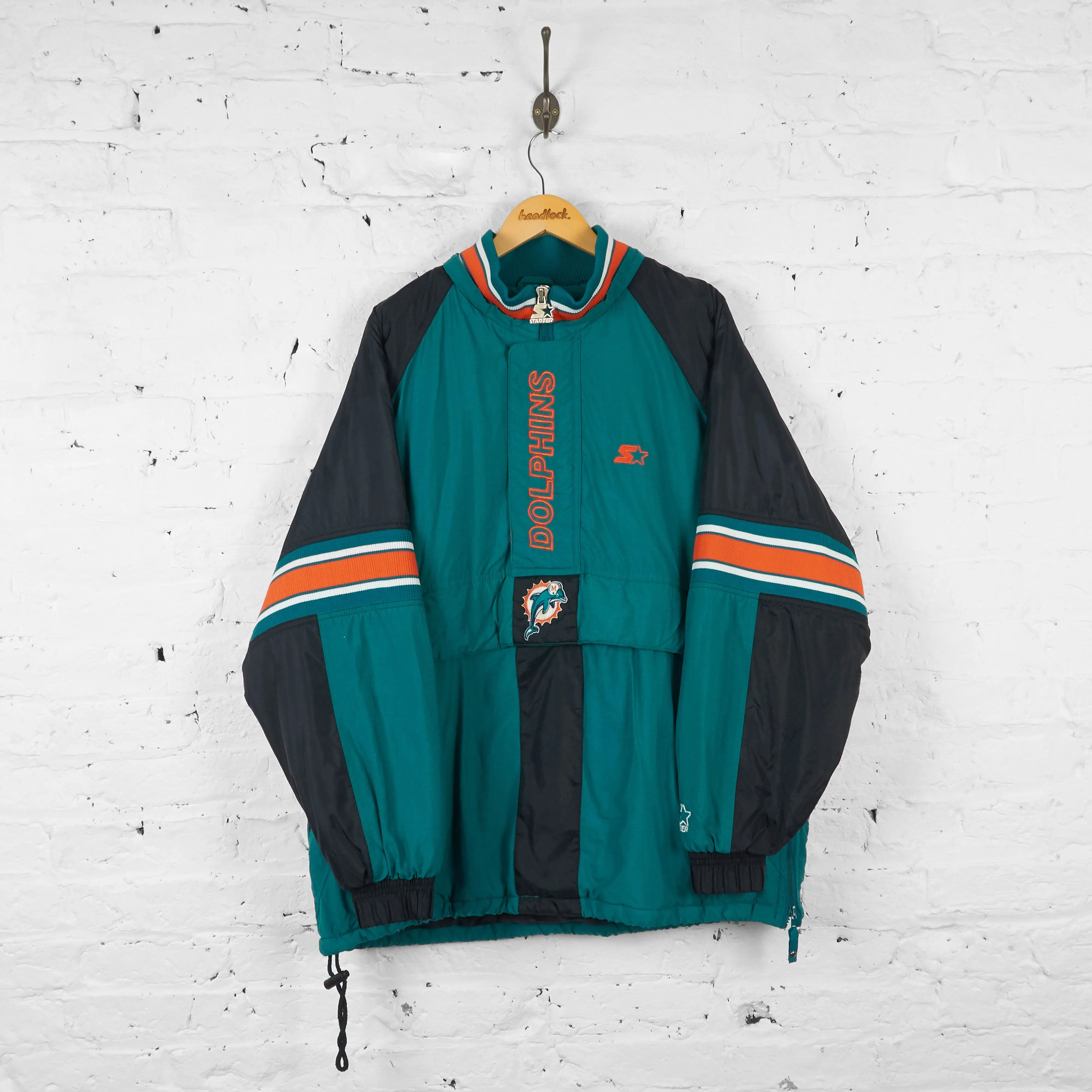 Miami Dolphins NFL Starter Jacket - Green - XL