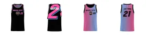 Miami Gradient Core Reversible Basketball Singlet Design Your Own Custom
